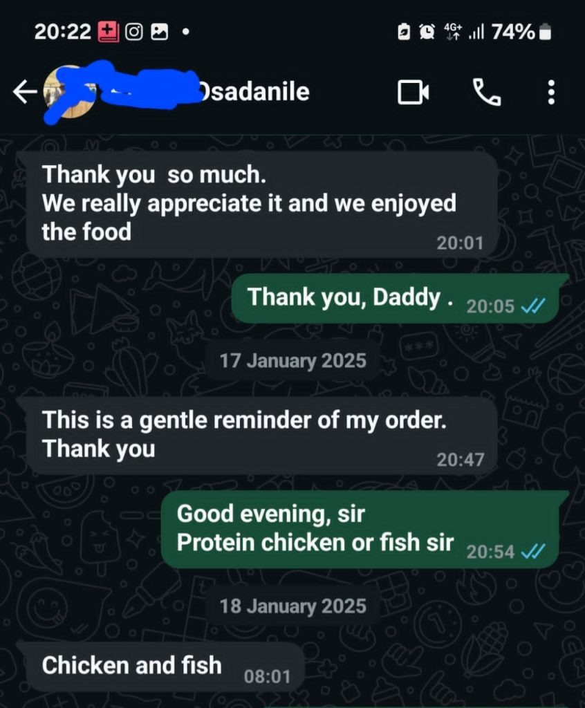 client testimonial